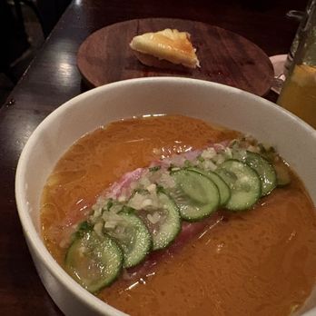 Aventura - CRUDO DE ATUN bluefin tuna, agua chile, cucumber, ginger, shallot, serrano - Tapas Bars Near Me - Ann Arbor, Michigan Aventura - CRUDO DE ATUN bluefin tuna, agua chile, cucumber, ginger, shallot, serrano - Tapas Bars Near Me - Ann Arbor, Michigan