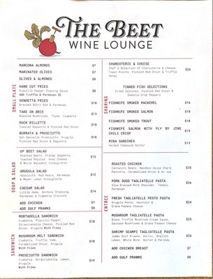 Menu photo 4 The Beet Cloverdale, CA