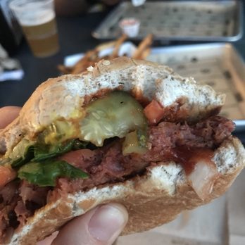 BurgerFi - Looks so MEATY! Beyond Burger = VEGAN - Hot Dogs Near Me - Woodbridge, Virginia