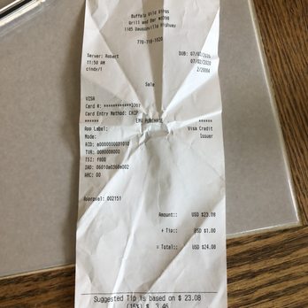 Buffalo Wild Wings - The bill - American Near Me - Gainesville, Georgia Buffalo Wild Wings - The bill - American Near Me - Gainesville, Georgia