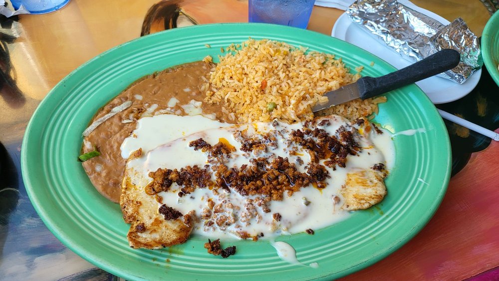 Food from El Burrito Loco