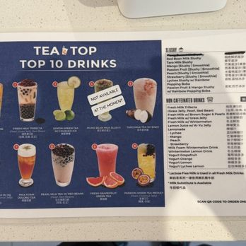 Tea Top - Menu - Bubble Tea Near Me - Houston, Texas Tea Top - Menu - Bubble Tea Near Me - Houston, Texas