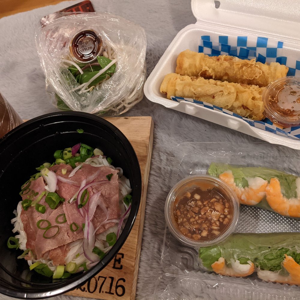 Saigon PAI - Take out - rare beef pho, chicken spring rolls and fresh shrimp rolls - Thai Near Me - Toronto, Ontario Saigon PAI - Take out - rare beef pho, chicken spring rolls and fresh shrimp rolls - Thai Near Me - Toronto, Ontario