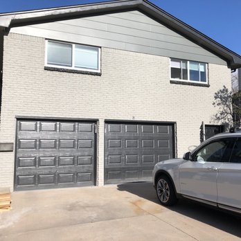 The Garage Doctor - The old doors, morning of the install. - Garage Door Services Near Me The Garage Doctor - The old doors, morning of the install. - Garage Door Services Near Me