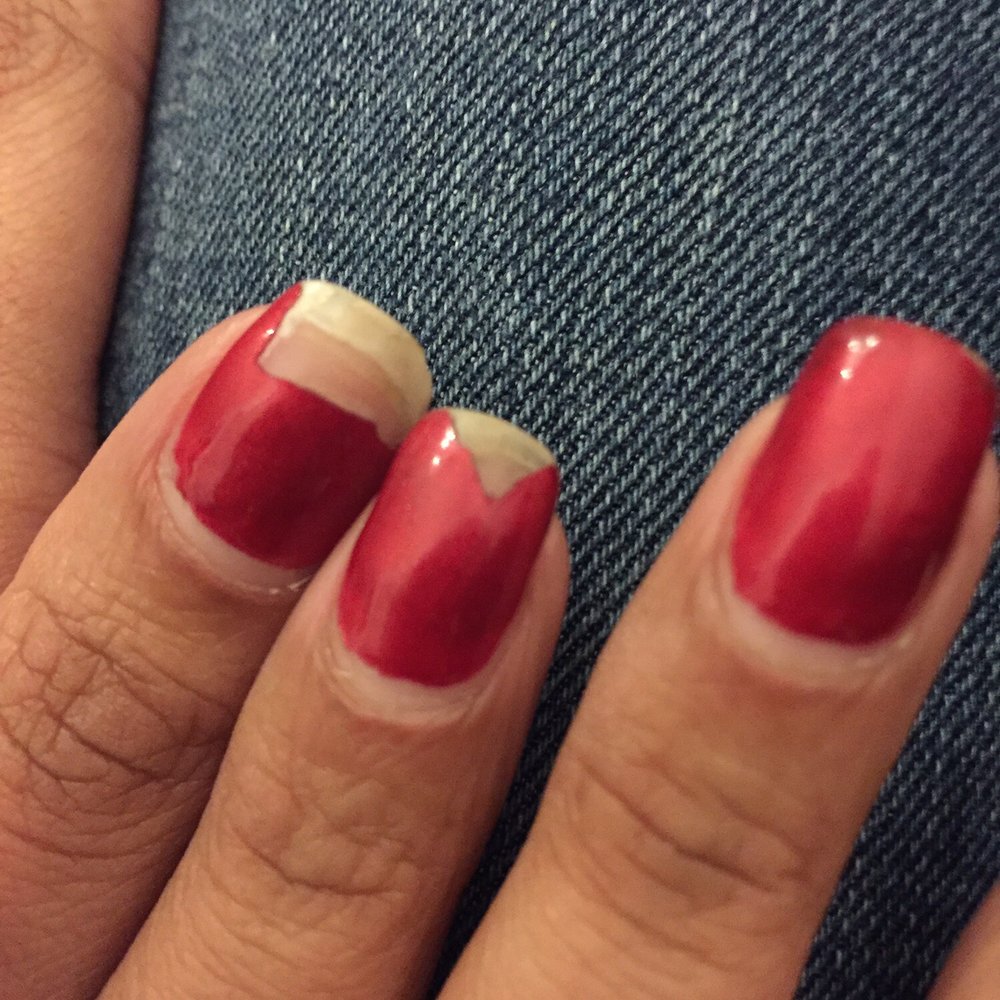 X-Nails - 2 days after getting my nails done with "gel" it all started peeling off. This is what it looks like 1 week later. - Nail Salons Near Me - Elk Grove, California X-Nails - 2 days after getting my nails done with "gel" it all started peeling off. This is what it looks like 1 week later. - Nail Salons Near Me - Elk Grove, California