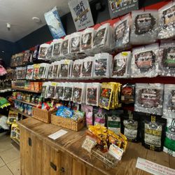 Lots of jerky and snacks