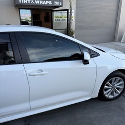 25% in the front windows 25% in the front windows
