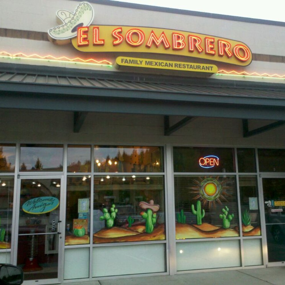 the front of a mexican restaurant the front of a mexican restaurant