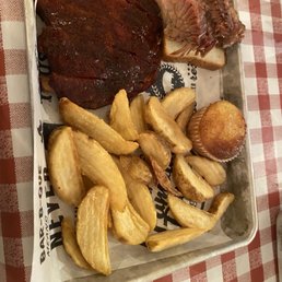 St. Louis-Style Spareribs and brisket St. Louis-Style Spareribs and brisket