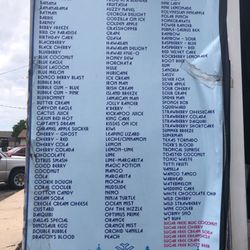The Snoball Stop - SO. MANY. FLAVORS!!!