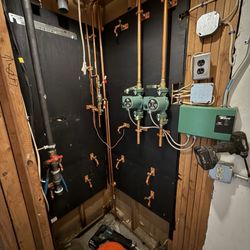 J Joyce Plumbing & Heating - Complete tear down for the new boiler.