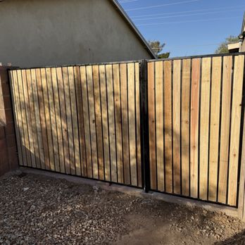 StrongHold Gate Co - Custom 70/30 rv gate with premium cedar planks - Fences & Gates Near Me StrongHold Gate Co - Custom 70/30 rv gate with premium cedar planks - Fences & Gates Near Me
