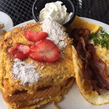 Cafe Cup - Strawberry-stuffed French toast combo - Breakfast & Brunch Near Me - Huntington Beach, California Cafe Cup - Strawberry-stuffed French toast combo - Breakfast & Brunch Near Me - Huntington Beach, California