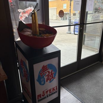 Muteki Ramen & Izakaya - The automatic ramen advertising sign was very entertaining - Ramen Near Me - Gresham, Oregon Muteki Ramen & Izakaya - The automatic ramen advertising sign was very entertaining - Ramen Near Me - Gresham, Oregon