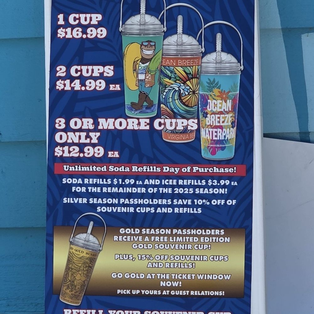 Ocean Breeze Waterpark - Souvenir prices - Water Parks Near Me - Virginia Beach, Virginia Ocean Breeze Waterpark - Souvenir prices - Water Parks Near Me - Virginia Beach, Virginia