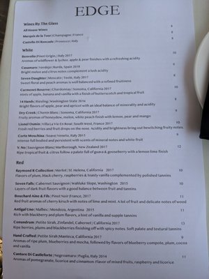 Menu photo 4 Edge Restaurant Bethlehem, PA Menu photo 4 Edge Restaurant Bethlehem, PA