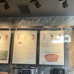 Espresso House - Menu