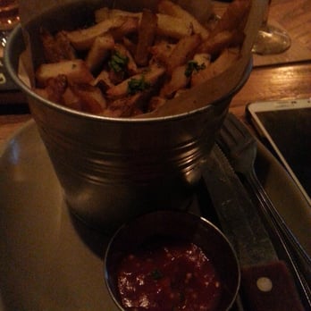 Whiskey Cake - Side of fries - i think the ketchup was housemade and was delicious! - New American Near Me - Plano, Texas Whiskey Cake - Side of fries - i think the ketchup was housemade and was delicious! - New American Near Me - Plano, Texas