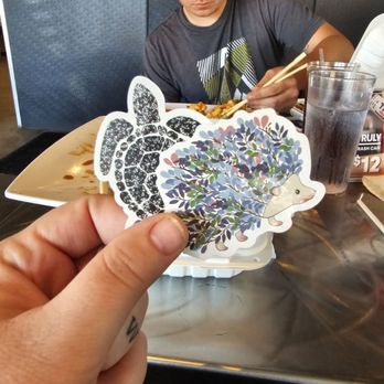 Trapper's Sushi - Cute stickers! - Sushi Bars Near Me - Parkland, Washington