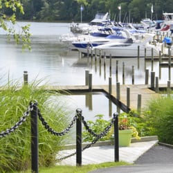 Hope Springs Marina - View of the creek from the Clubhouse walkway