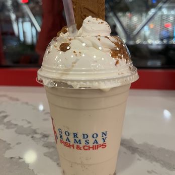 Gordon Ramsay Fish & Chips - Biscoff Shake - Fish & Chips Near Me - Washington, DC, District of Columbia Gordon Ramsay Fish & Chips - Biscoff Shake - Fish & Chips Near Me - Washington, DC, District of Columbia