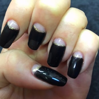 Nani Nails Salon - Glitter line on my thumb doesn't reach the paint & you can see the color difference between first & second coat - Nail Salons Near Me - Honolulu, Hawaii Nani Nails Salon - Glitter line on my thumb doesn't reach the paint & you can see the color difference between first & second coat - Nail Salons Near Me - Honolulu, Hawaii