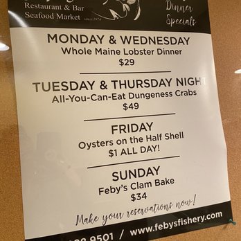 Feby's Fishery - Seafood Near Me - Wilmington, Delaware Feby's Fishery - Seafood Near Me - Wilmington, Delaware