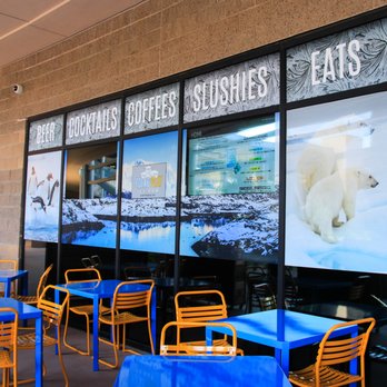 Artisan Colour - Polar Play Ice Bar window wrap at OdySea in the Desert. - Printing Services Near Me - Scottsdale, Arizona