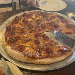 Bruno's Pizzeria - A large, Meaty 'za