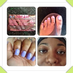 iNail bar - Full set, spa pedicure & eyebrow wax