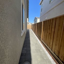 Konig Construction Outdoor Living Specialists - Paved sideway