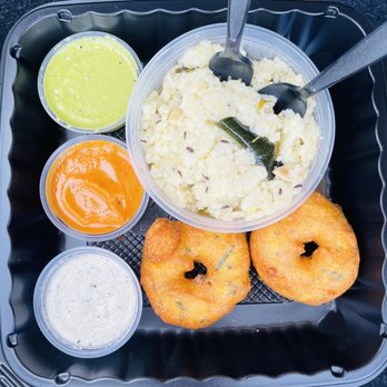 Idly Express - Milpitas - Pongal Vada combo. - Vegetarian Near Me - Milpitas, California