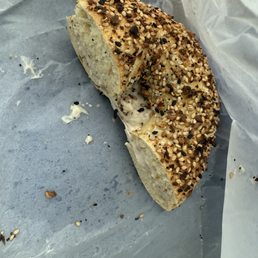 I everything Bagel for $2.50,honey Maple Pecan CreamCheese for only $1.50