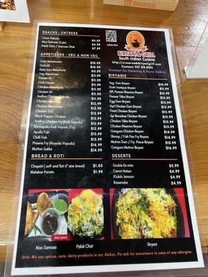 Menu photo 1 Crossroads Biryani & Grill Fairborn, OH Menu photo 1 Crossroads Biryani & Grill Fairborn, OH