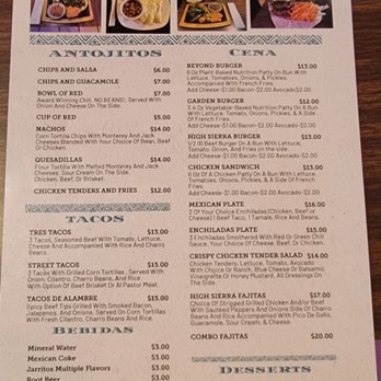 High Sierra Bar & Grill - Menu - American Near Me - Terlingua, Texas High Sierra Bar & Grill - Menu - American Near Me - Terlingua, Texas