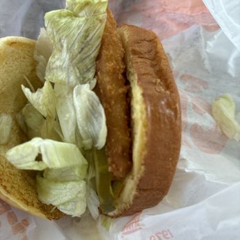 Burger King - Big Fish as order... extra onion, extra pickles and lettuce - Burgers Near Me - Brentwood, Maryland Burger King - Big Fish as order... extra onion, extra pickles and lettuce - Burgers Near Me - Brentwood, Maryland