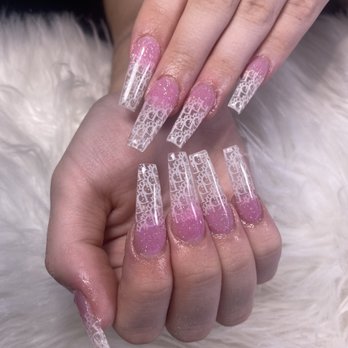 Venice Nail Studio - Full set Dior nails pink & clear - Nail Salons Near Me - Citrus Heights, California Venice Nail Studio - Full set Dior nails pink & clear - Nail Salons Near Me - Citrus Heights, California