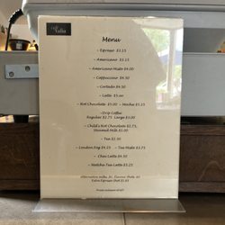 Cafe Talia - The Menu
