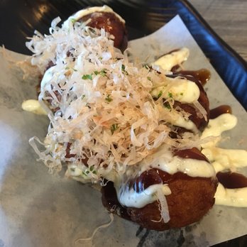 Kokoro Ramen - Takoyaki. Gooey inside but not wow. - Ramen Near Me - Milpitas, California Kokoro Ramen - Takoyaki. Gooey inside but not wow. - Ramen Near Me - Milpitas, California