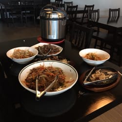 Shilla Korean Restaurant - Some of the family style dinner!