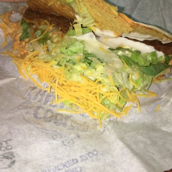 Taco Bell - Inside of a double stacked cool taco - Fast Food Near Me - Hazel Green, Alabama Taco Bell - Inside of a double stacked cool taco - Fast Food Near Me - Hazel Green, Alabama