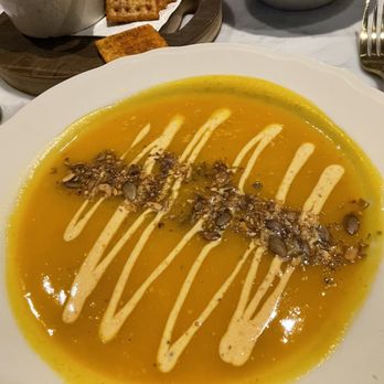 Hotel 1928 - Butternut squash soup - Hotels Near Me - Waco, Texas
