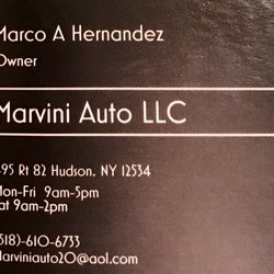 Marvini Auto - Business card