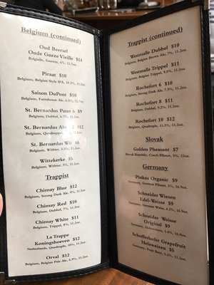 Menu photo 6 The Whisky Bar Seattle, WA