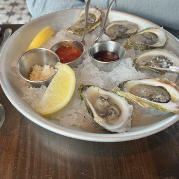 The Bicycle Thief - Six local oysters - Italian Near Me - Halifax, Nova Scotia
