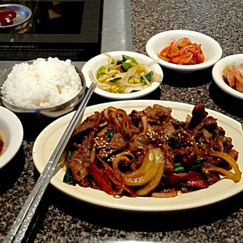 Manna Korean Restaurant - Beef bulgogi. - Korean Near Me - Austin, Texas Manna Korean Restaurant - Beef bulgogi. - Korean Near Me - Austin, Texas