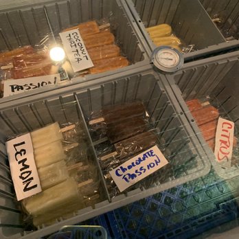 Zora Dora's Micro Batch Ice Cream and Paletas - Paletas await in freezer - Ice Cream & Frozen Yogurt Near Me - Beacon, New York Zora Dora's Micro Batch Ice Cream and Paletas - Paletas await in freezer - Ice Cream & Frozen Yogurt Near Me - Beacon, New York