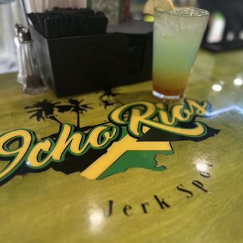 Ocho Rios Jerk Spot - "Ochi" drink! So yummy and packed with a punch. The mango purée was amazing in this drink. - Caribbean Near Me - Goodyear, Arizona
