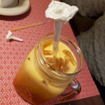 Chiangmai Thai Restaurant - 6.18.23 Thai iced tea & straw wrapper art :-) - Thai Near Me - Naugatuck, Connecticut Chiangmai Thai Restaurant - 6.18.23 Thai iced tea & straw wrapper art :-) - Thai Near Me - Naugatuck, Connecticut