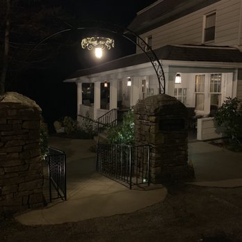 Eastwood - the entrance to a house at night - Salad Near Me - Ligonier, Pennsylvania